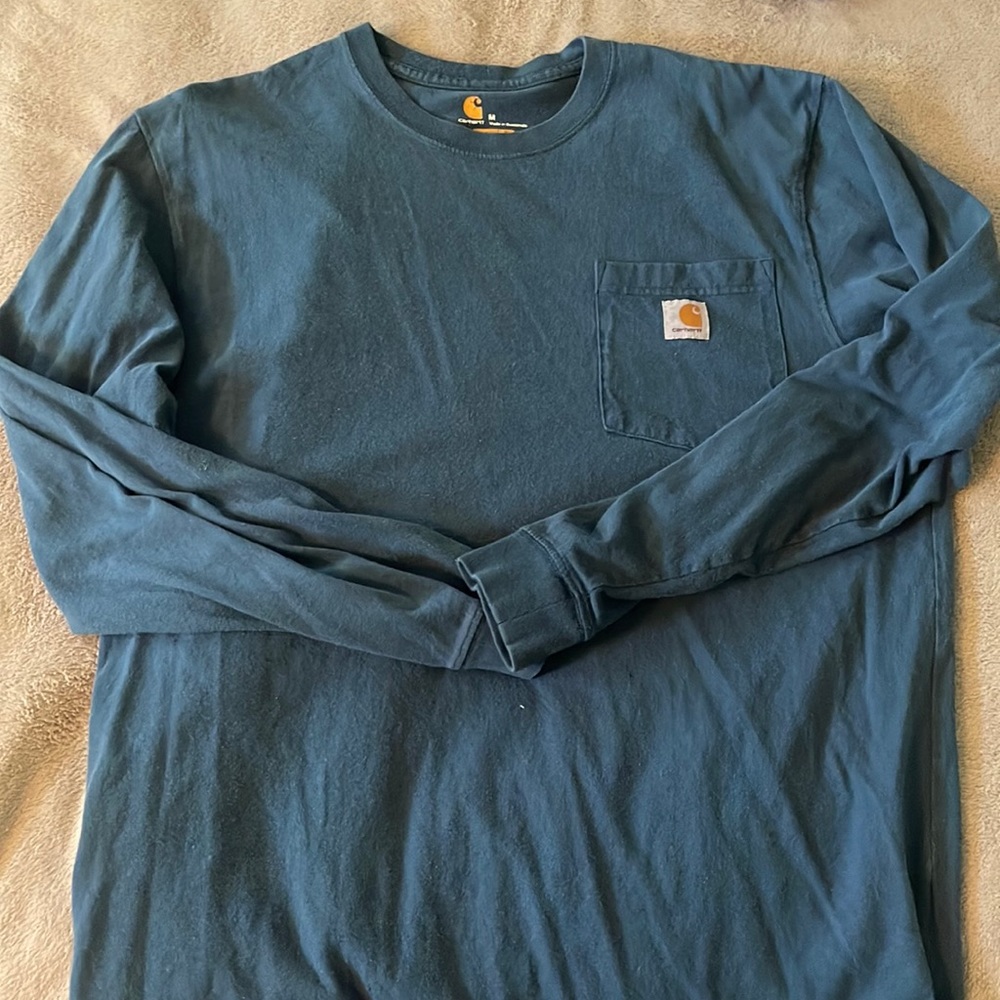 M Blue Carhartt Long Sleeve